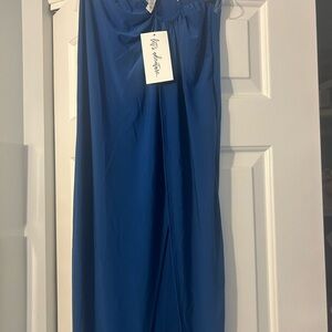 Blue mqxi skirt